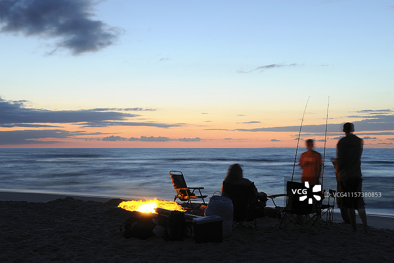 等待黎明图片素材