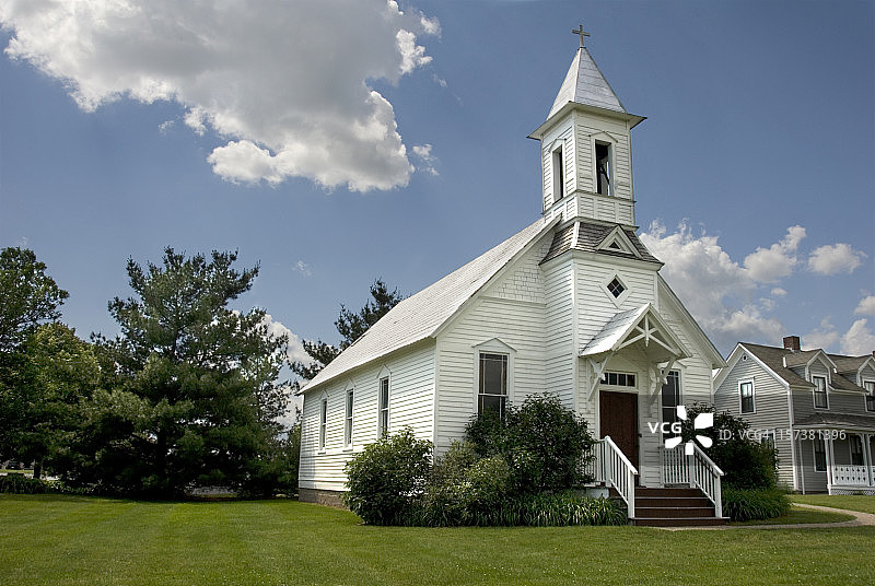 威斯康星州乡村教堂图片素材
