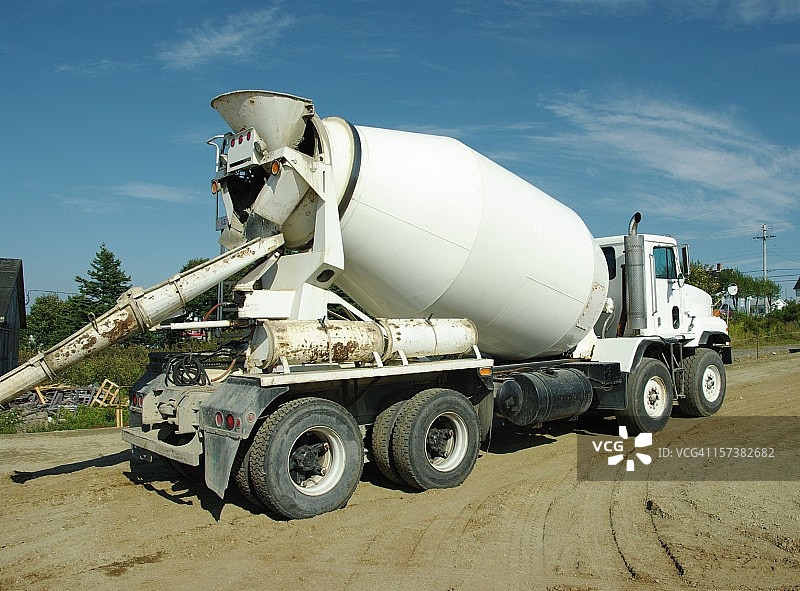水泥搅拌车图片素材