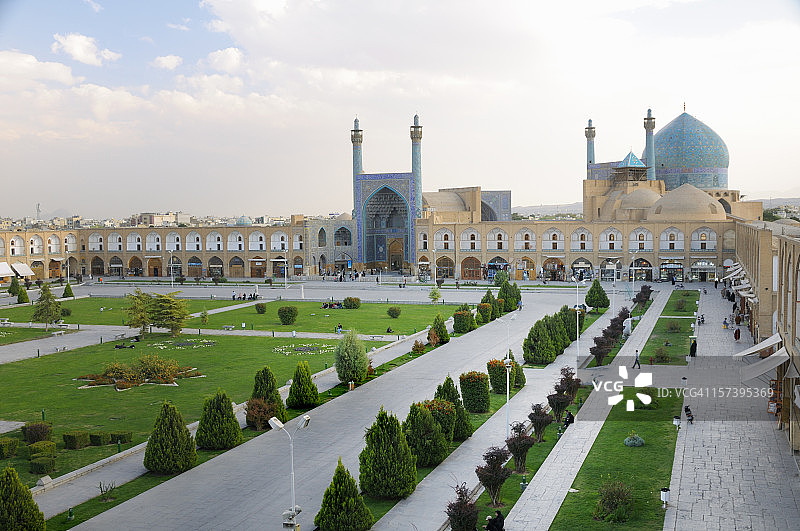 伊朗伊斯法罕的伊玛目广场图片素材