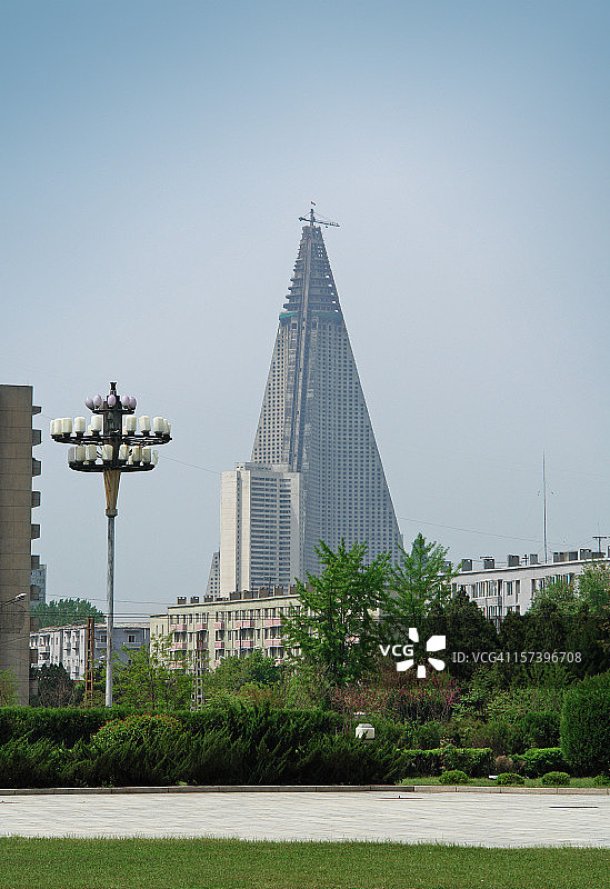 平壤柳京饭店图片素材