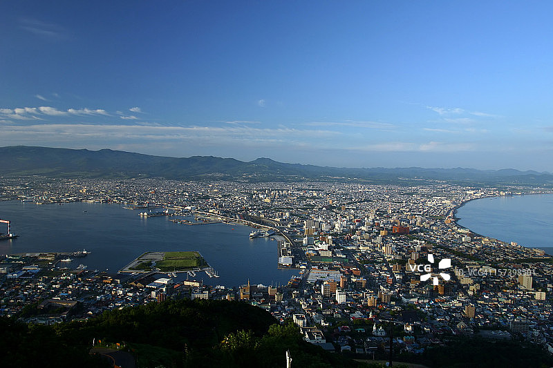函馆市全景图片素材