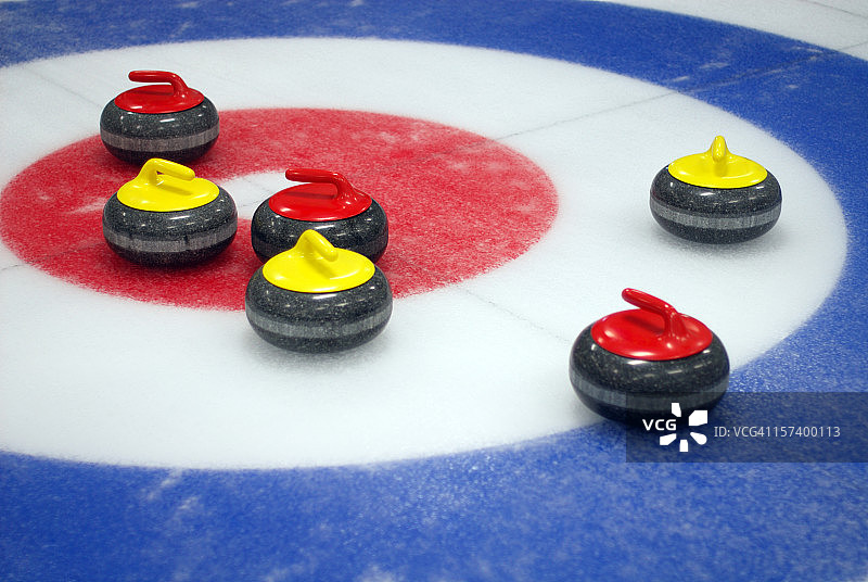 冰壶靶图片素材