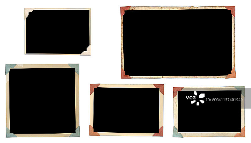 带角标签的照片图片素材