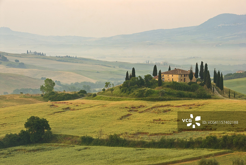 托斯卡纳的景观图片素材