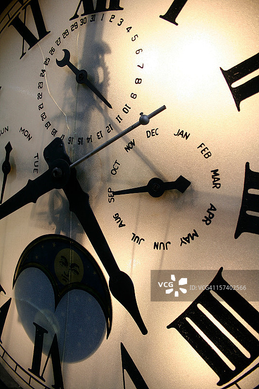 钟面特写图片素材