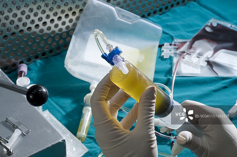 干细胞冷冻过程图片素材