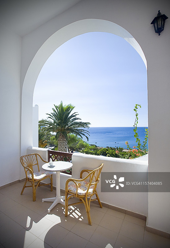 希腊拱廊图片素材