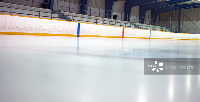 冰面上的曲棍球竞技场图片素材