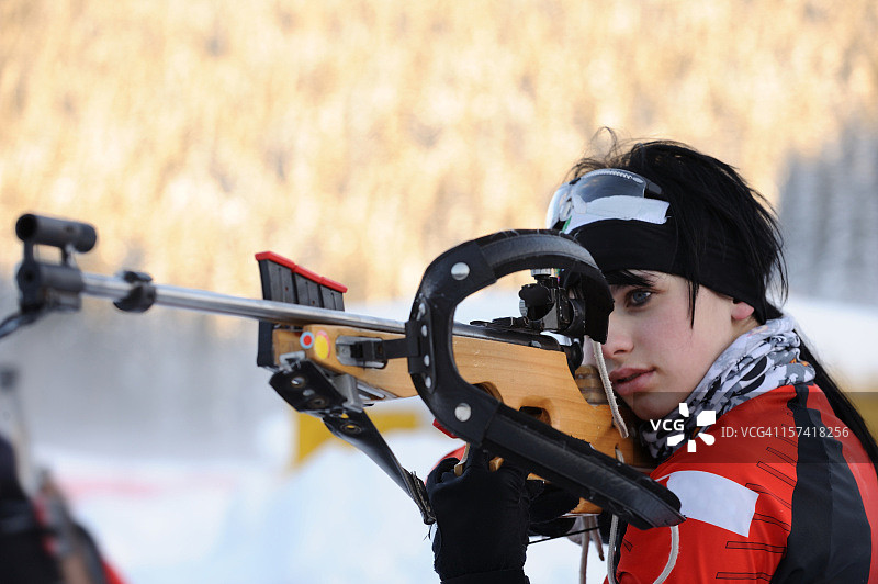 冬季两项图片素材