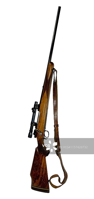 带吊索的Husquavarna .270步枪图片素材
