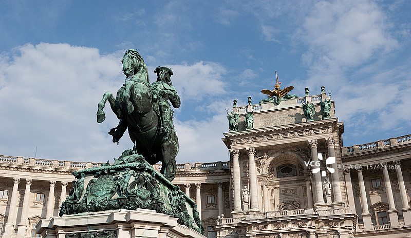 奥地利维也纳霍夫堡宫概览图片素材