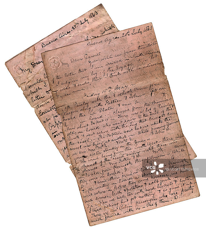 航海日志 - 1863年5月15日图片素材