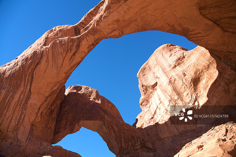 拱门国家公园双拱门图片素材