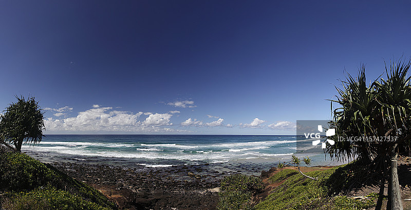 巴利纳海滩全景图片素材