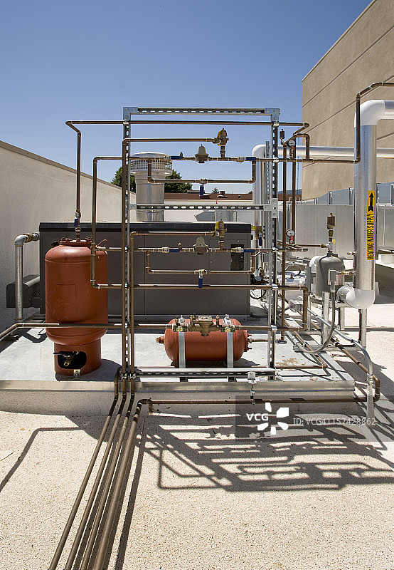 工业炉和管道图片素材