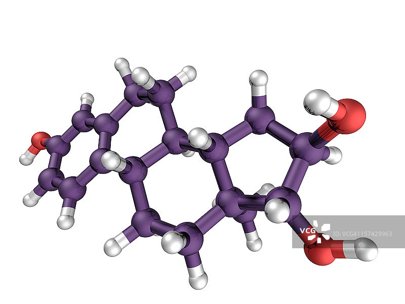 雌激素-雌三醇图片素材