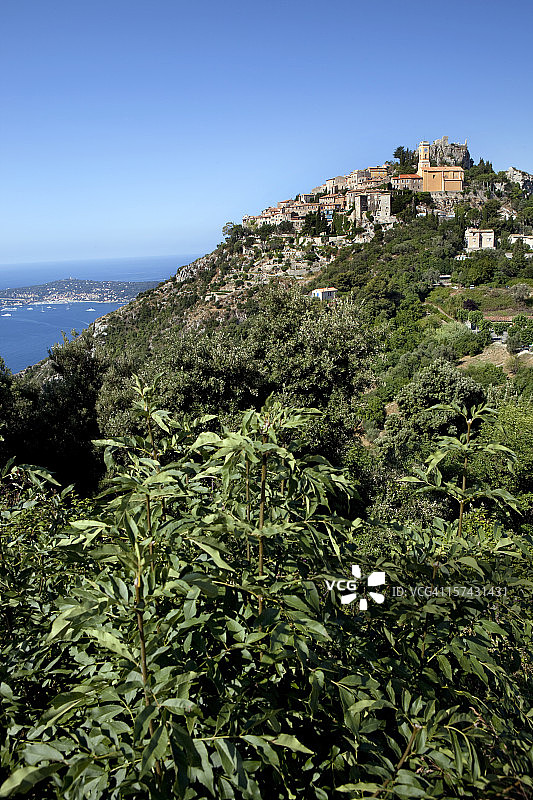 法国里维埃拉埃兹村图片素材