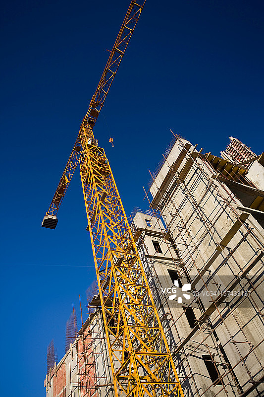 建筑工地一角图片素材