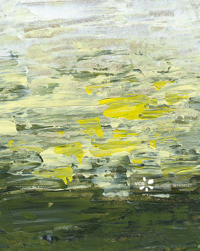 丙烯画，风景色彩图片素材