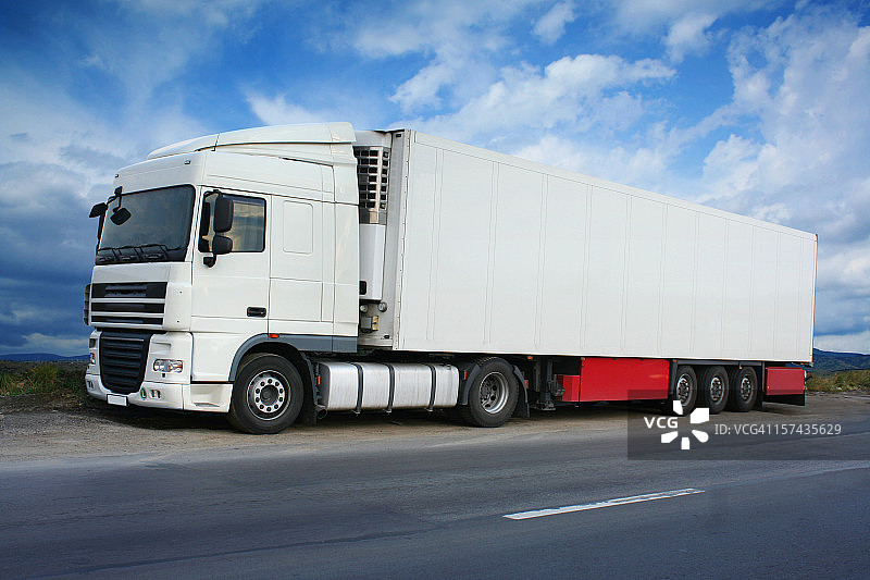 半挂卡车图片素材