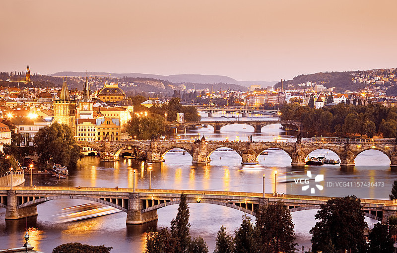 金色布拉格图片素材