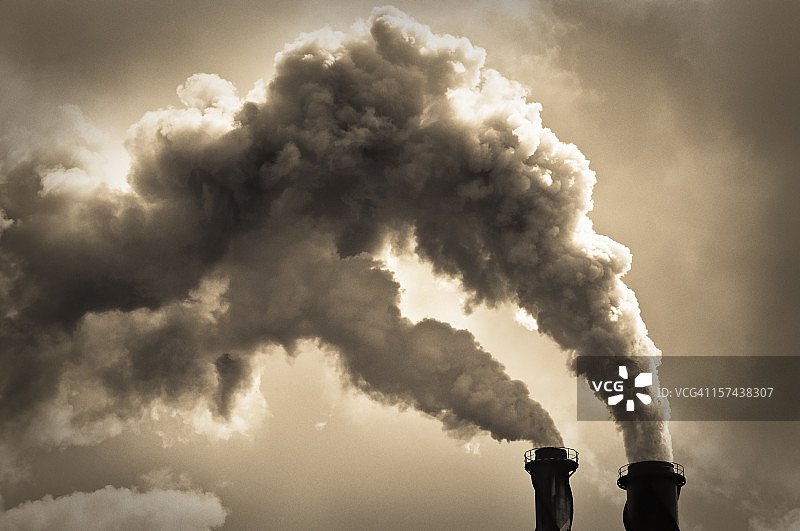 工业空气污染图片素材