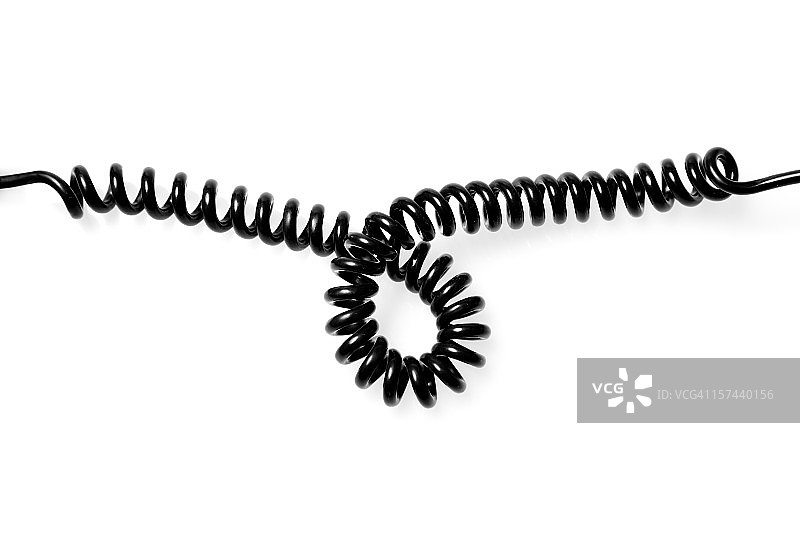 环绕的电话线图片素材