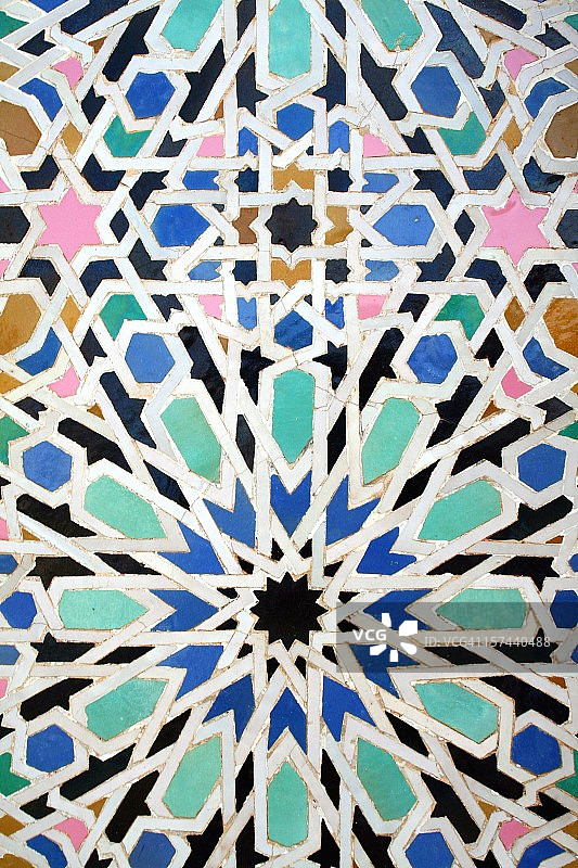 摩洛哥传统马赛克图片素材