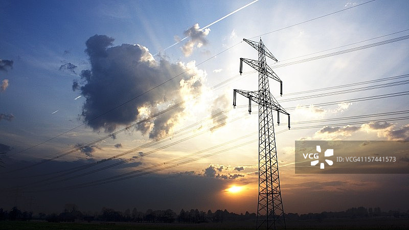 高压电塔图片素材
