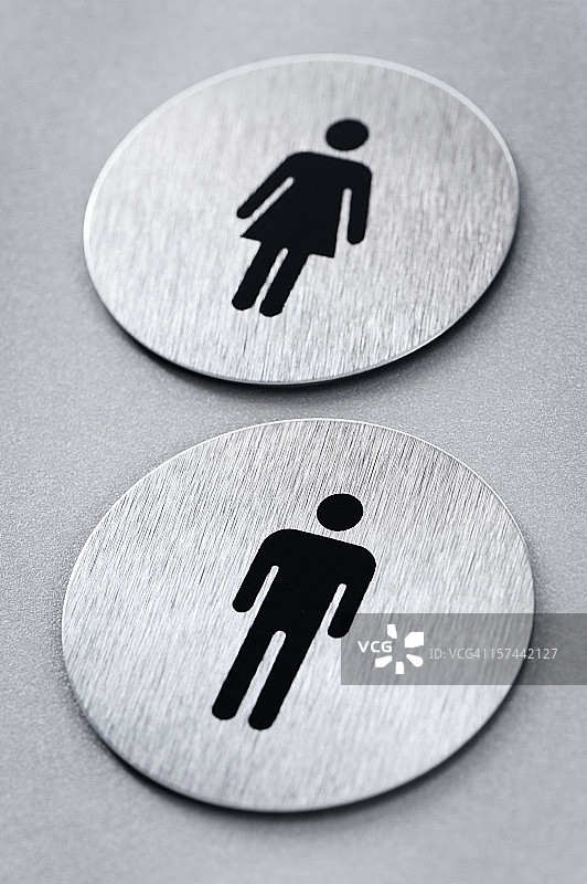 男女洗手间标志图片素材