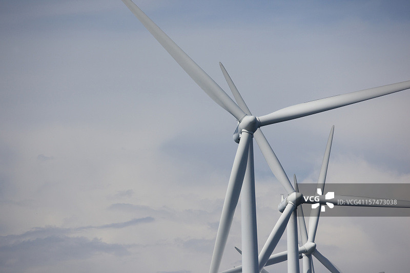 风力涡轮机细节图片素材