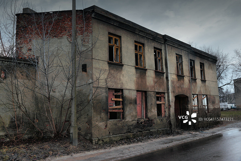 老式公寓图片素材