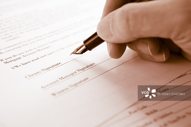 签署申请表图片素材