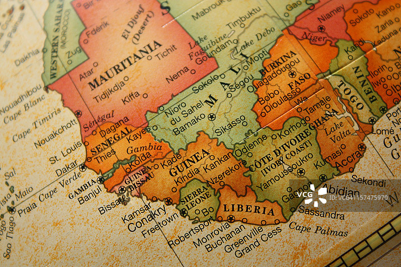 古典世界地图图片素材