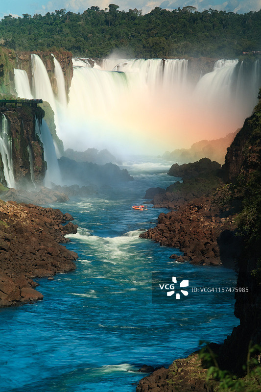 伊瓜苏河瀑布图片素材