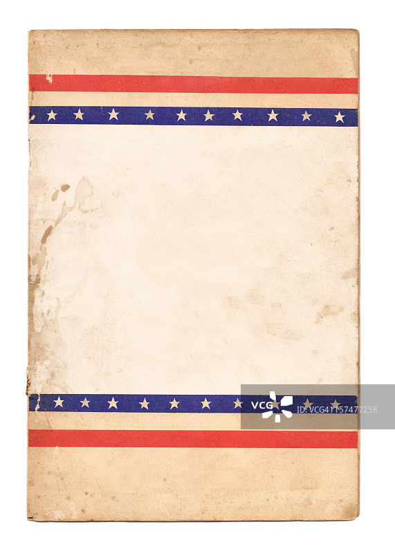 带星条旗的选举海报图片素材