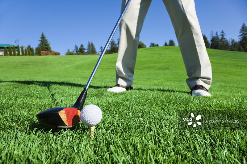 准备挥杆图片素材