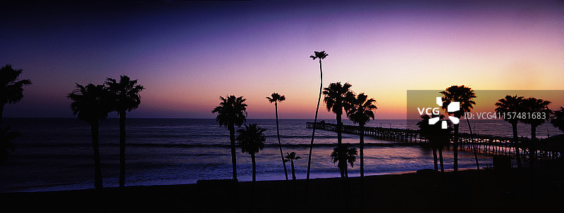 加利福尼亚全景图片素材