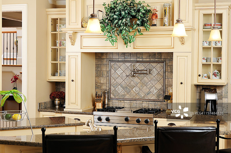 精美的厨房内饰图片素材