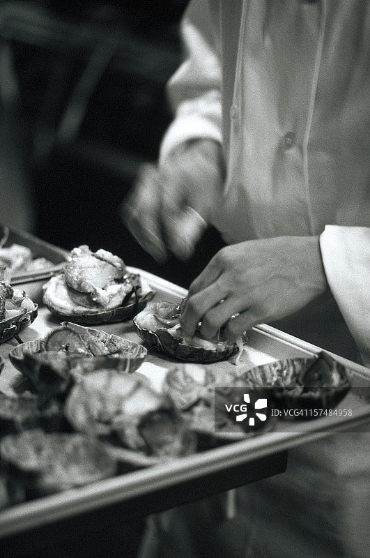 厨师的手图片素材