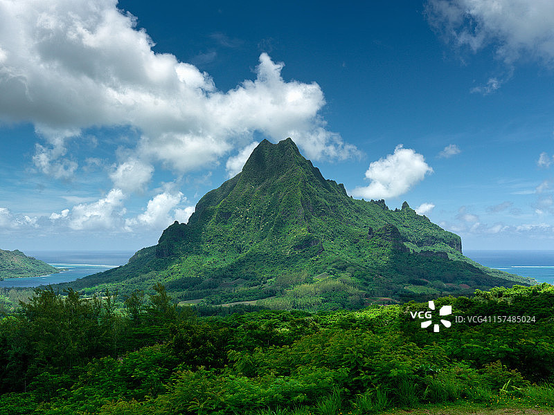 茉莉雅岛罗托努伊火山，Le Belvedere观景台图片素材