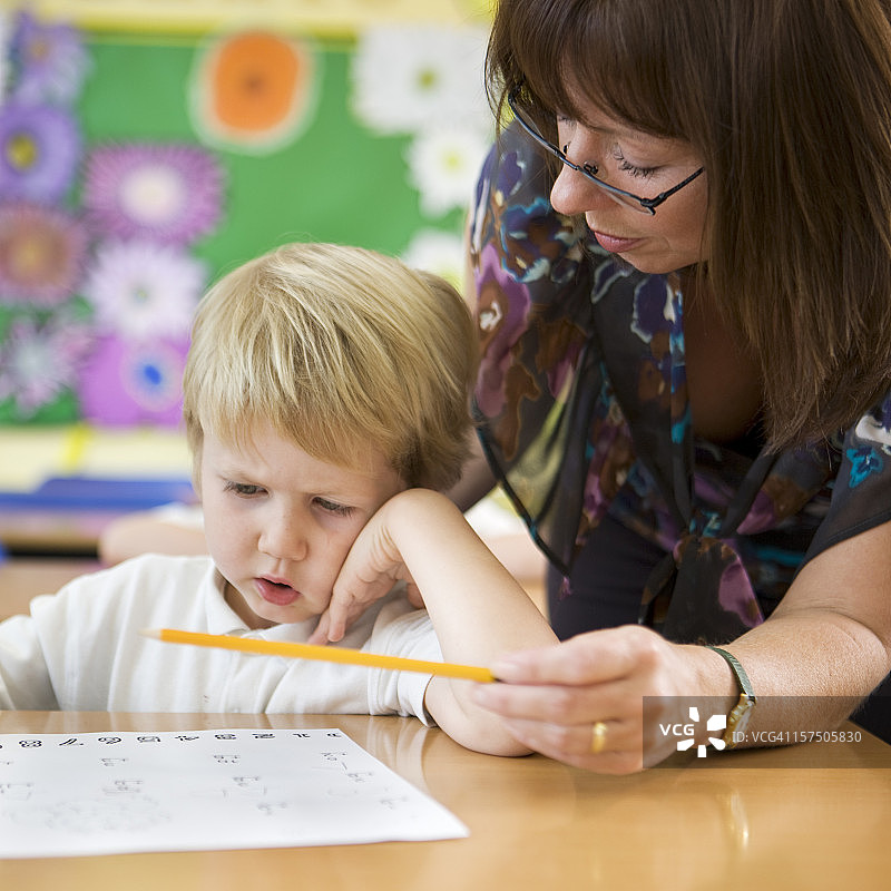 小学：学习困难图片素材
