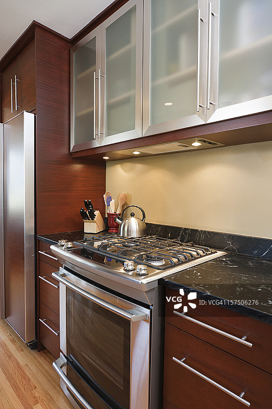 现代厨房设计图片素材