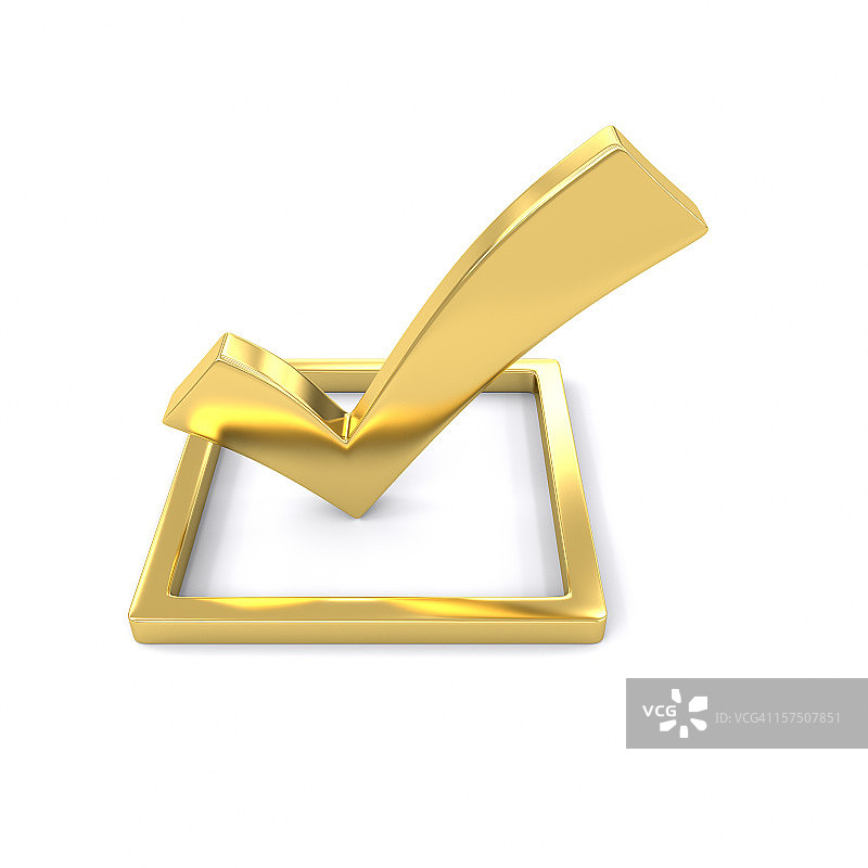 金色选中标记图片素材