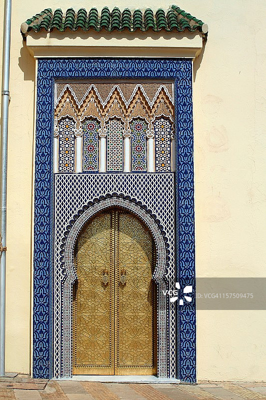 非斯皇宫侧门图片素材