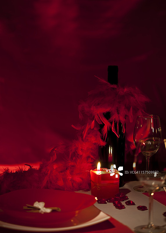 浪漫的晚餐图片素材