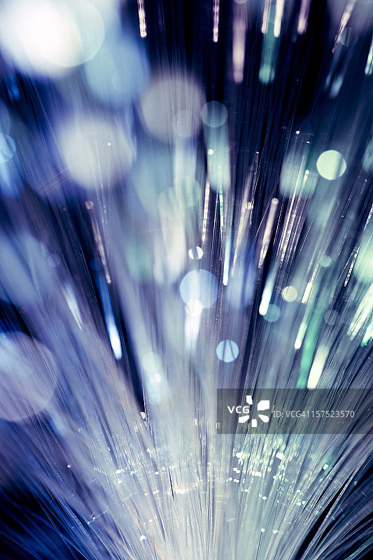 光纤灯的闪耀图片素材