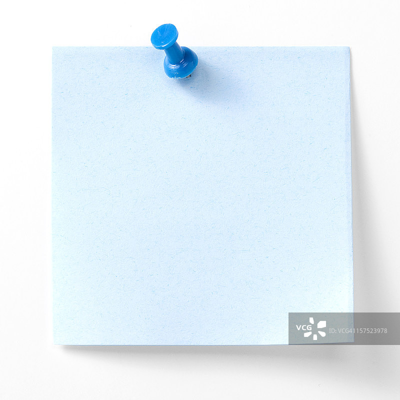 蓝色便利贴图片素材