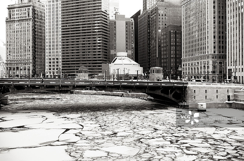 芝加哥的冬天图片素材